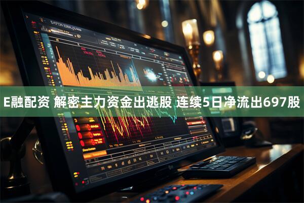 E融配资 解密主力资金出逃股 连续5日净流出697股