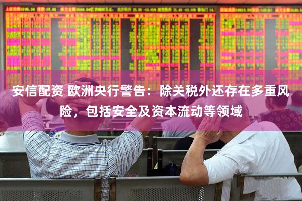 安信配资 欧洲央行警告：除关税外还存在多重风险，包括安全及资本流动等领域