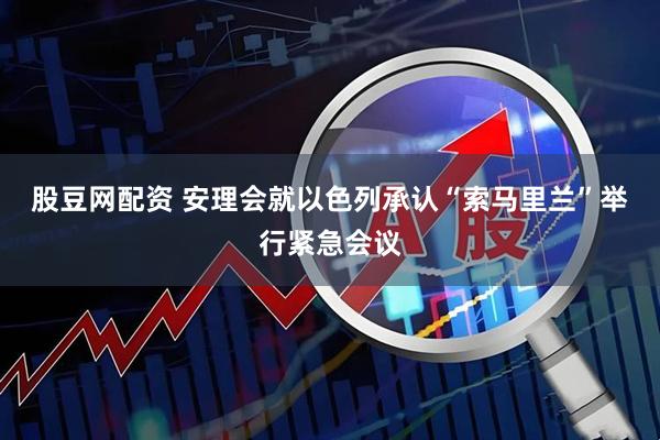 股豆网配资 安理会就以色列承认“索马里兰”举行紧急会议